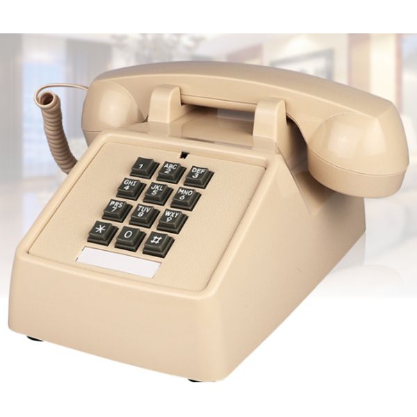 RoHS Corded Landline Phone Extra Loud Ringer Pink Vintage Telephone