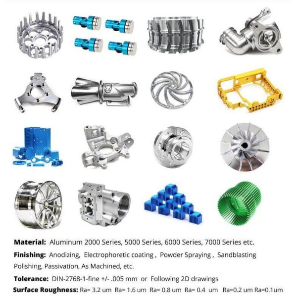 Anodizing Die Casting Oxidation Service for Aluminum Alloy Machine Part BY-0112