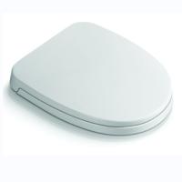 Un siège de toilette blanc de design moderne en thermoplastique pour le bain et les toilettes à domicile