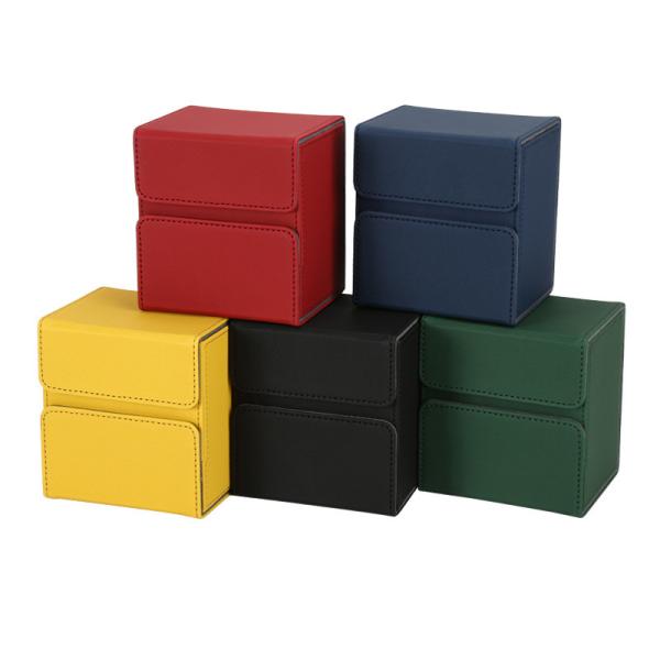 PU Magic Pokemon Tcg Deck Box 100+ Durable à collectionner avec plateau à dés