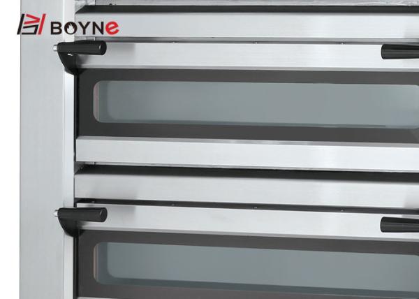 Mercadorias elétricos de cozimento visíveis de aço inoxidável da cozinha do forno de Oven Three Layer Nine Trays