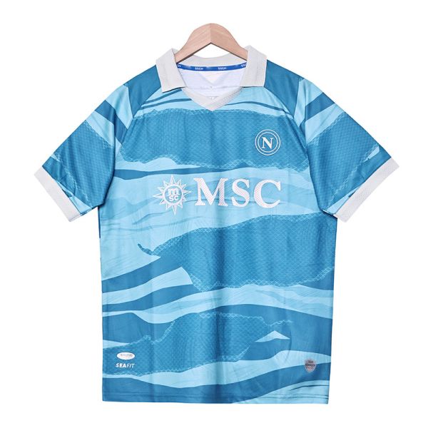 Nápoles 2025-2026 Temporada Versión del jugador de casa Camiseta soporta