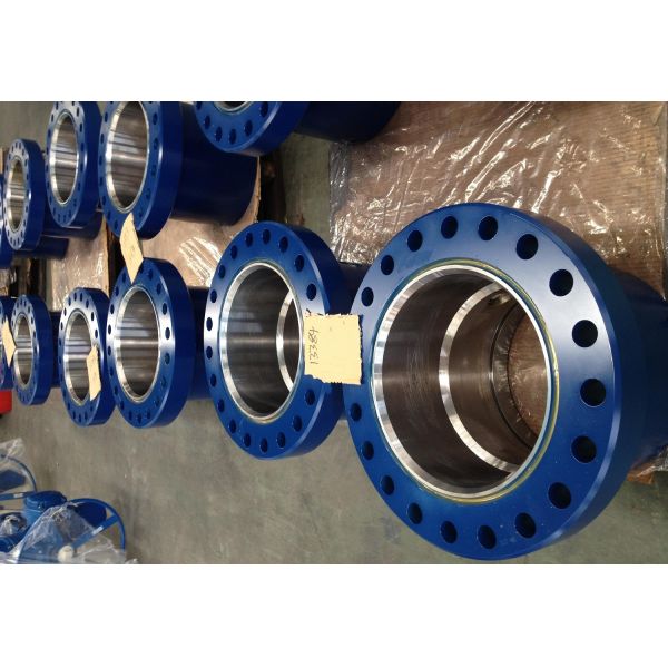 Surface Wellhead Oil Drilling Equipment , AISI 4130 Casing Head Forging