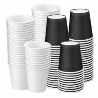 Portable Food Grade Paper Single Wall Cups With Customized Size And Colors