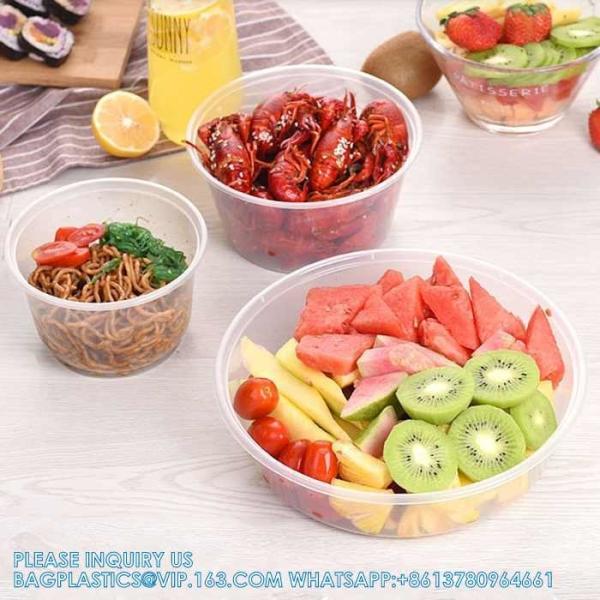 900ml Microwave Plastic Food Packaging Meal Prep Containers,Lunch Box Plastic BPA Free Plastic Bowl