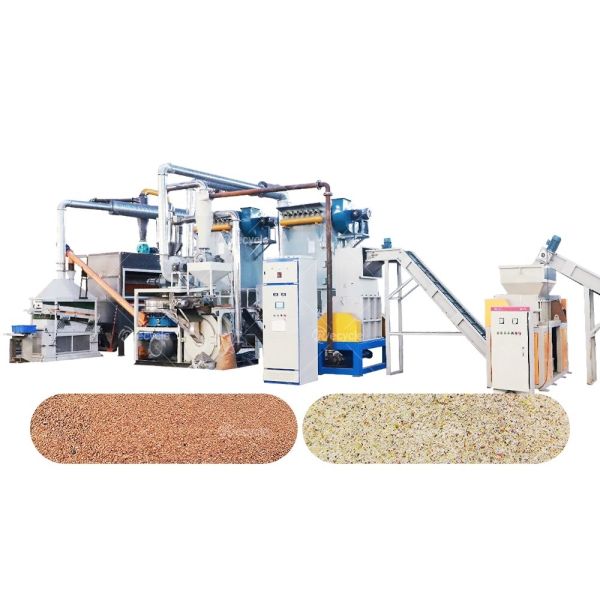 Pcb  Board Surface Grinding Machine Waste Electronic Computer Recycling Solid Waste Recycling Plant