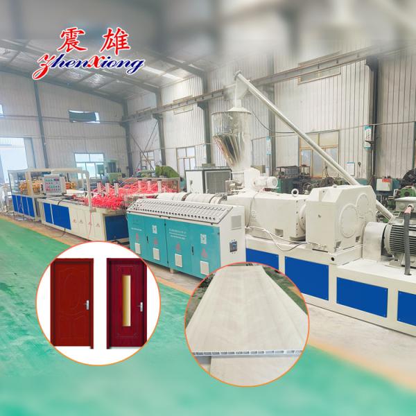 Efficient And Energy Saving Plastic Board Extrusion Machine PVC Door Board  Smooth And Flat