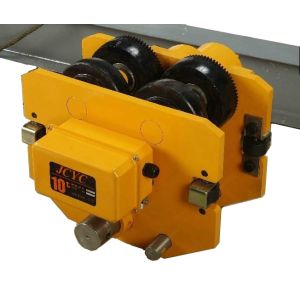 0.5t  to 10t  High Speed Chain Hoist  Travel Trolley Steel Yellow With Suspension Hook
