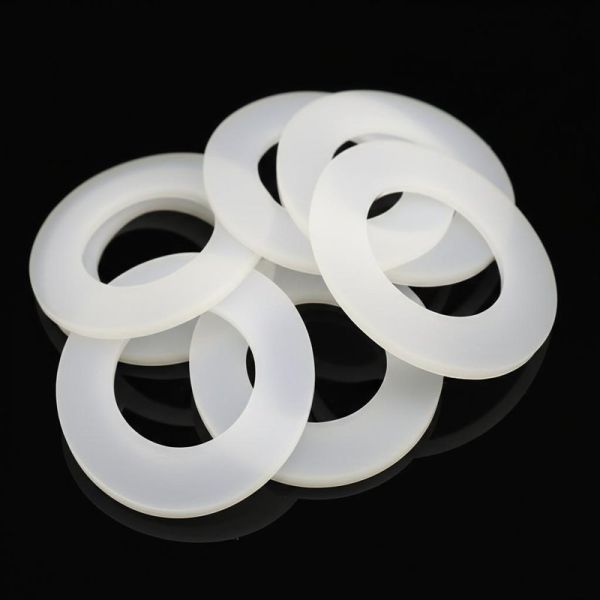 Extreme Temperature Resistant Silicone Rubber Washer with High Tensile Strength and Customizable Size for Sealing Applications