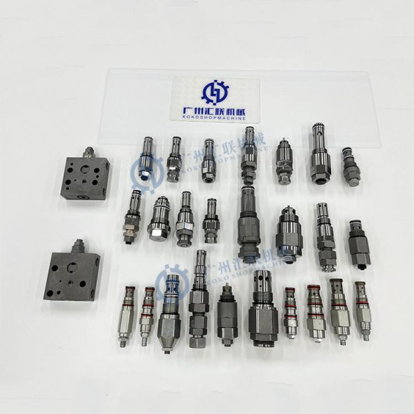 E320D High Performance Original Steel Hydraulic Control Valve Parts E320D Excavator Relief Valve