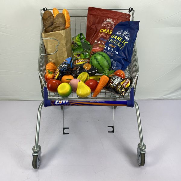 Handcart For The Disabled Supermarket Shopping Trolley Grocery Transportation Can Customizable Logo
