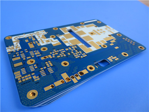 2-layer RO4730G3 PCB 20mil Thick Blue Solder-mask White Silkscreen