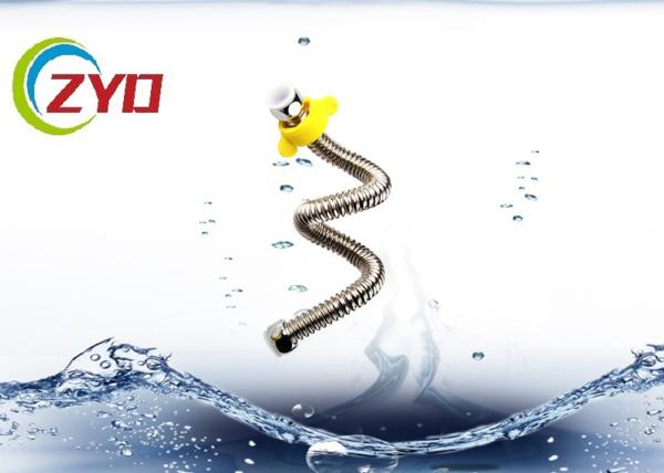 G1/2 DN15  Stainless Steel Brass Screw 360° Flexible Corrugated Pipe Faucet Water Tube 50cm Longth