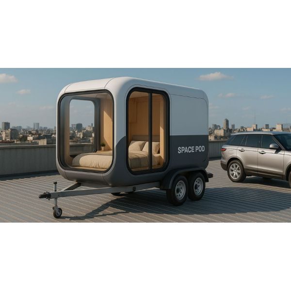 Luxury Bedroom Living Room Modern Prefab Smart Tiny Space Capsule Mobile Modular Container Capsule House Hotel