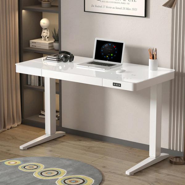 Industrial Coffee Station Electric Height Adjustable Desk for Living Room Event Table
