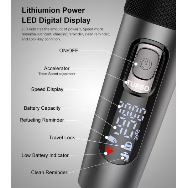 Waterproof Electric Cordless Hair Trimmer 10w Multifunctional For Men