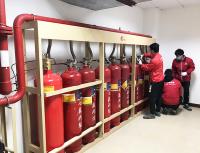 Presión de trabajo Gas inerte Equipo de seguridad contra incendios Fm 200 Sistema de extinción de incendios Gas