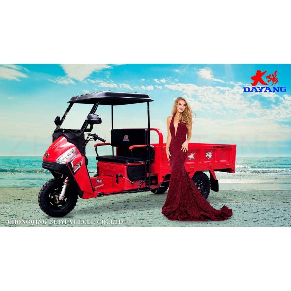 3-колесный велосипед Моторизованный трики грузовой трехколесный велосипед с 5 задними пружинами и 40 * 60 шасси