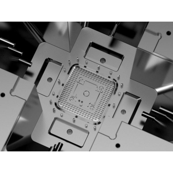 OEM / ODM: Однопольная пустота для инжекционной формы и средний корпус (1*1) No.23394