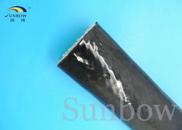 Silicone Coated Fibreglass Fire Protective Fire Sleeving High Temperature