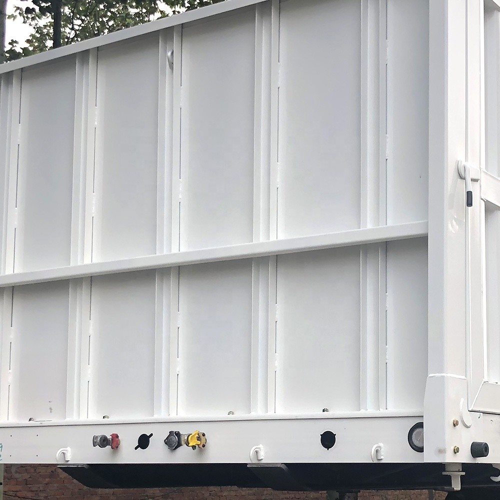 Transport coal cargo High Side Wall CIMC HUAJUN Cargo Trailer for Livestock Transport