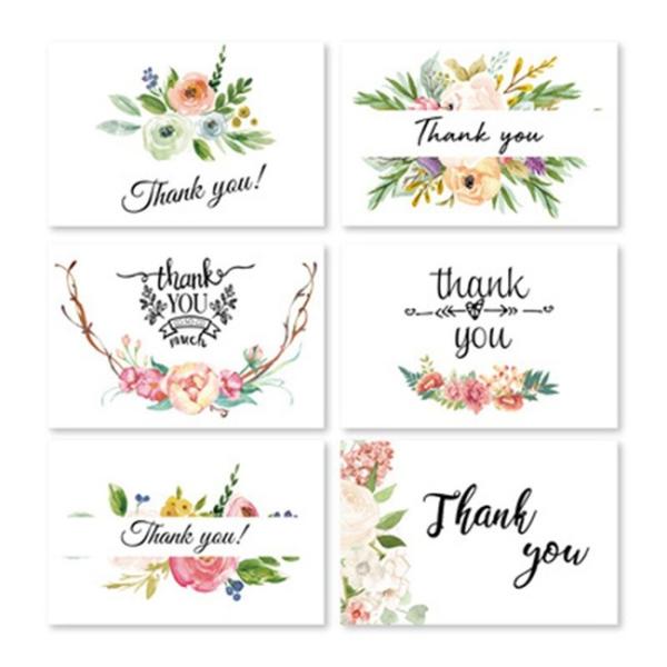 White Paper Cards Scented Design Printing Thank You Greeting Cards Sleep Aid