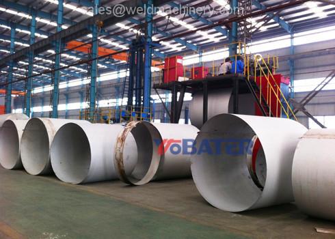 Automatic TIG Plasma Longitudinal Welding Seamer for storage tanker
