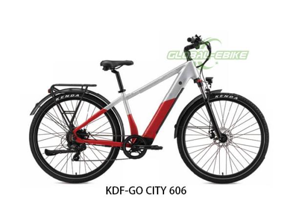 KDF-GO CITY 606 City Ebike com 36V 10,4Ah Bateria Confortável Selo 25 Km/h Velocidade máxima