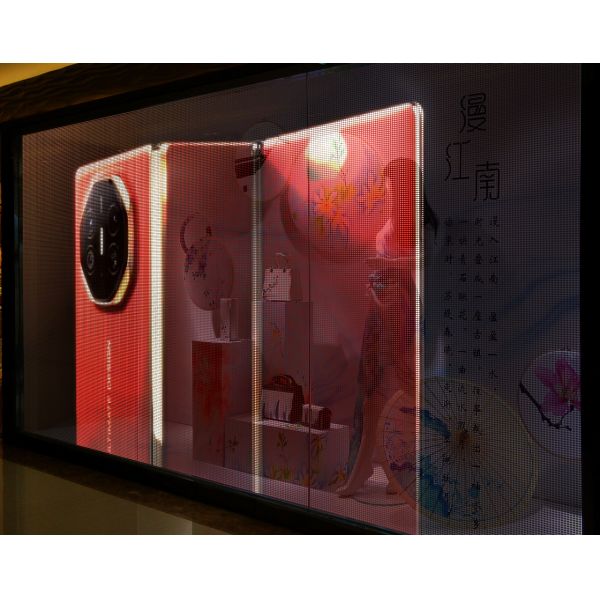 P20 High Brightness Indoor DC5V Transparent Window LED Display Good Quality Pantalla LED Transparent Screen