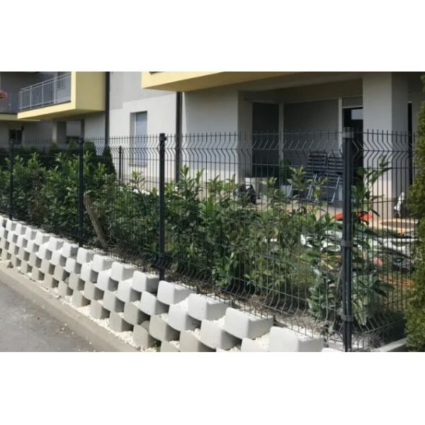 Heavy Duty Pvc Vinyl Decoration 3d Welded Wire Mesh Fencing 1.53x2.5m