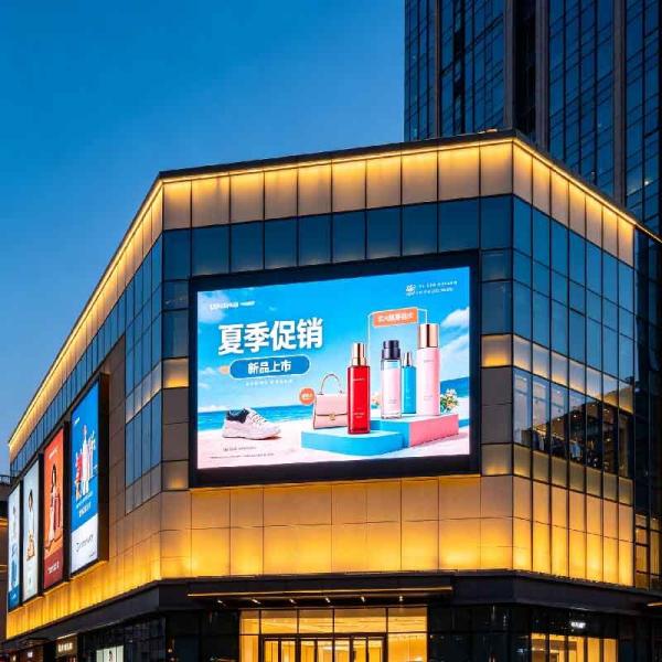 P4 Outdoor LED display screen, shopping mall activity screen, outdoor high protection, high brightness, high durability large screen