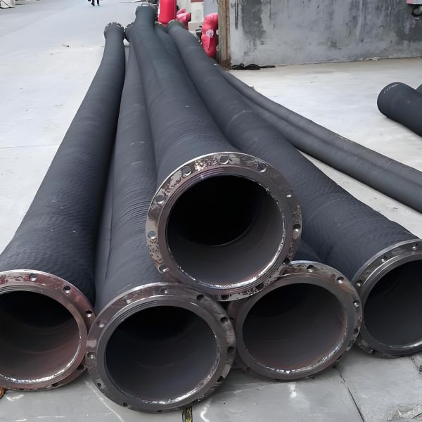 Custom Color Rubber Dredge Hose Floating Submarine Dredging Pipe For Slurry Transfer