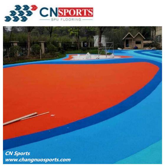 Outdoor Colorful EPDM Rubber Granules Sport Flooring Running Track