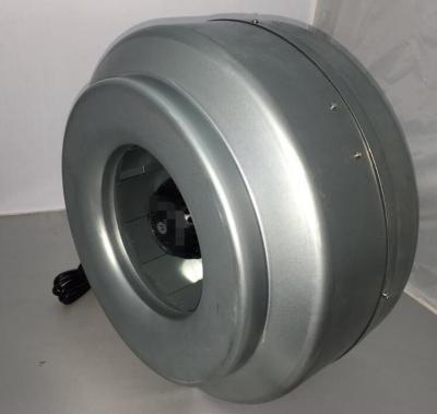 Round Low Noise Waterproof EC-AC IP55 E 230VAC IP55 250mm Duct Fan For Heat Pump