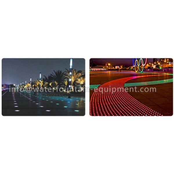 4W RGB Decorative LED Underground Light For Garden Durable Heat Dissipation