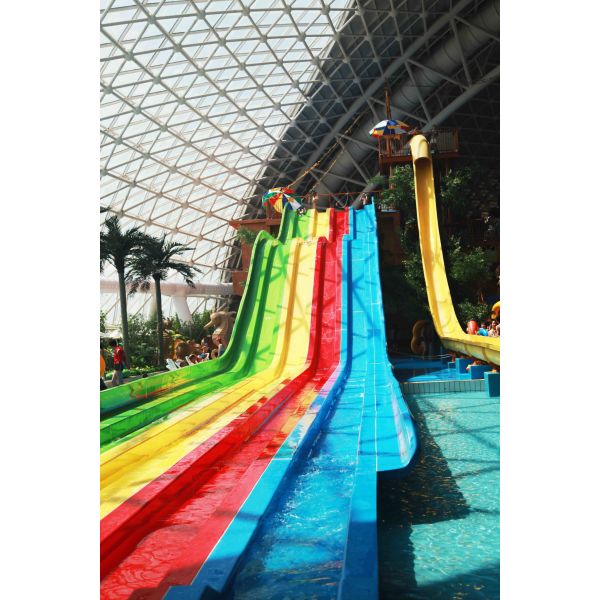 Professional Custom Water Slides , Commercial Rainbow Water Slide