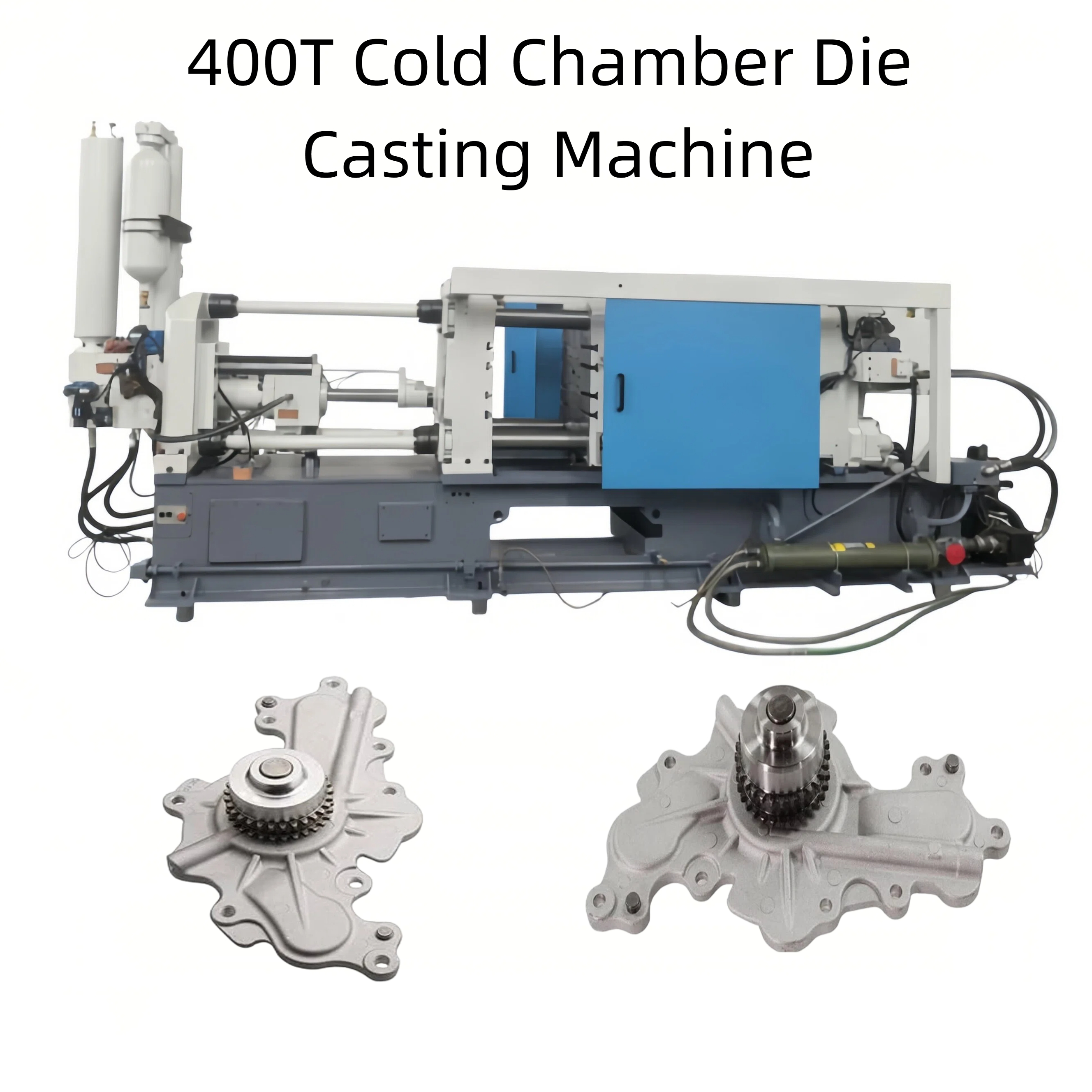 Horizontal Cold Chamber Die Casting Machine for Automobile Coolant Pump Housing Assembly Aluminum Casting