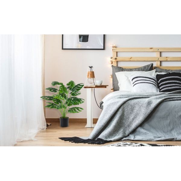 Faux Plant Artificial Plant Split-Leaf Philodendron, Monstera Deliciosa, Fake Indoor Plant, Excellent Gift