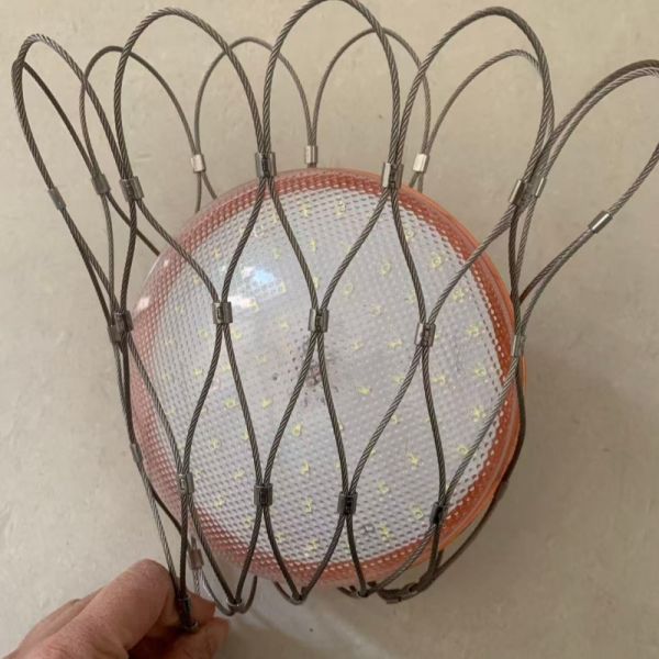 Secondary Retention Mesh Safety Cover Stainless Steel Wire Rope Anti-Drop Net