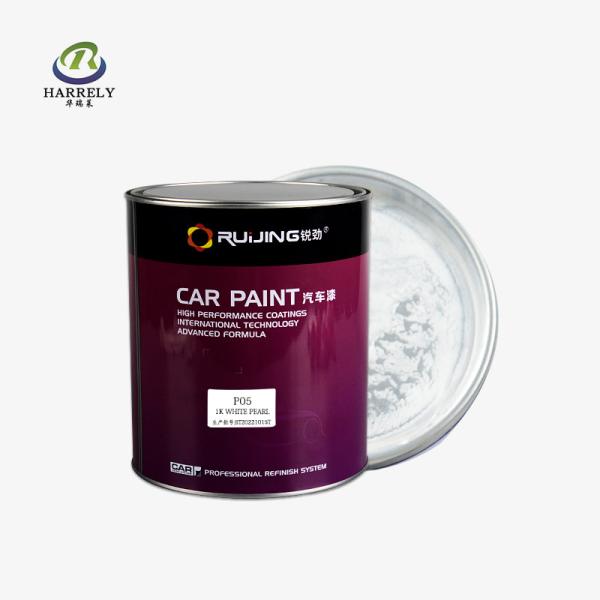 White Pearl Color Acrylic Car Paints 1K OEM 0.5L 1L 2L 4L Auto Liquid Coating