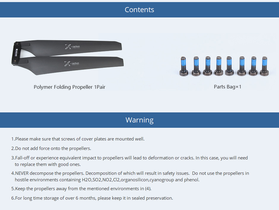 Factory Outlet T-MOTOR MF3218 Propeller -2pcs/pair High Quality Large Folding Carbon Fiber Nylon Composite UAV Drone