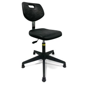 Silla de laboratorio ESD con reposabrazos 410 * 400mm Tamaño del asiento Resistencia del sistema 10E5    10E8 Ω Para plantas de fabricación seguras de ESD en laboratorios