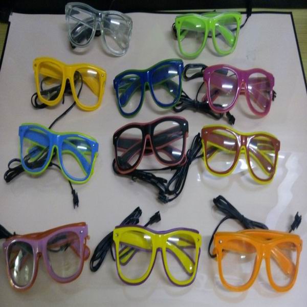 party decorative el glasses/el wire glasses/light up glasses