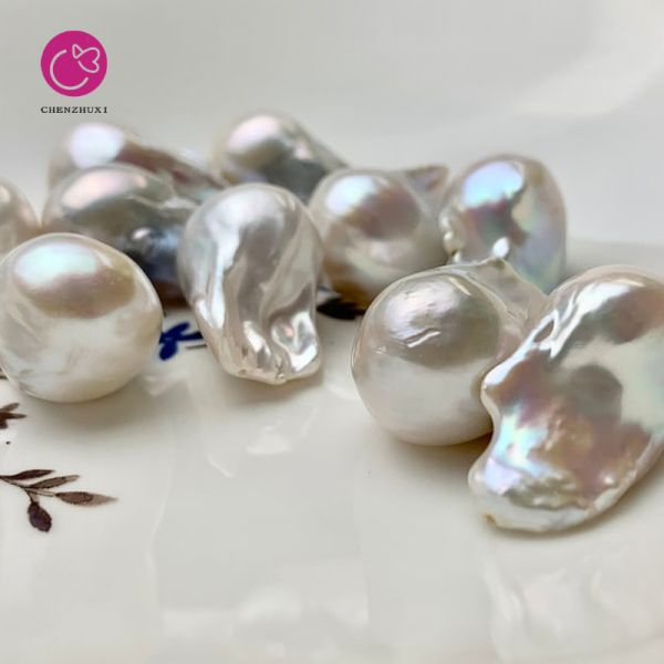 Popular High Quality Fresh Water Baroque Pearl Natural Irregular Gemstone Loose Strand Pearl Beads for Handmade Jewelry Making