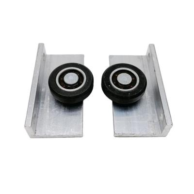 Wear Resistance Anodized Aluminium Sliding Door Rollers For Wardrobe