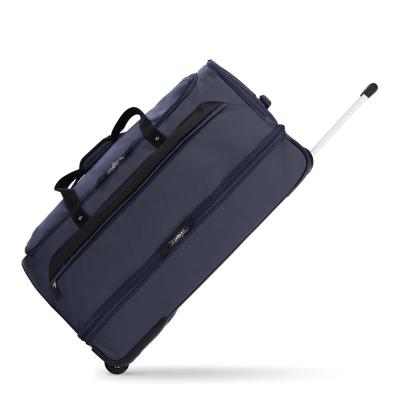 Saco de duffel de carrinho de rolamento de duas camadas 20-25 kg Carga com cubos de armazenamento separados