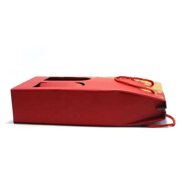 Подарочная коробка вина упаковки еды картона бумажная подгоняла размер/форму