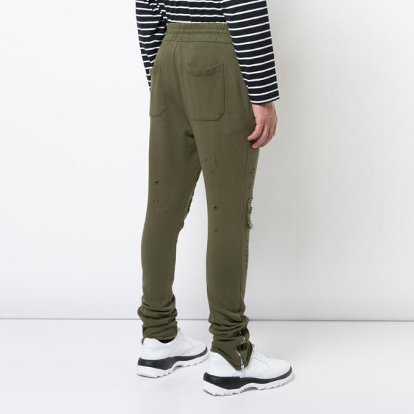 Cotton Army  Men's Skinny Jogging Pants Green Color