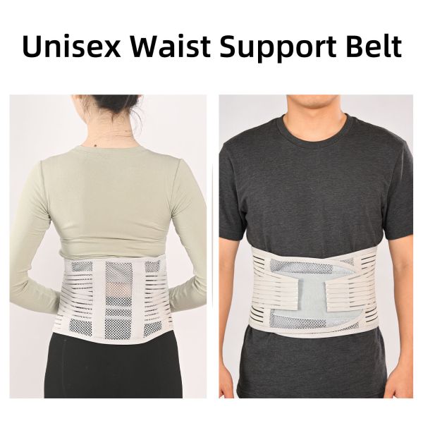 Ultra Breathable Mesh Waist Support Belt Lumbar Brace For Back Pain Relief Men Women