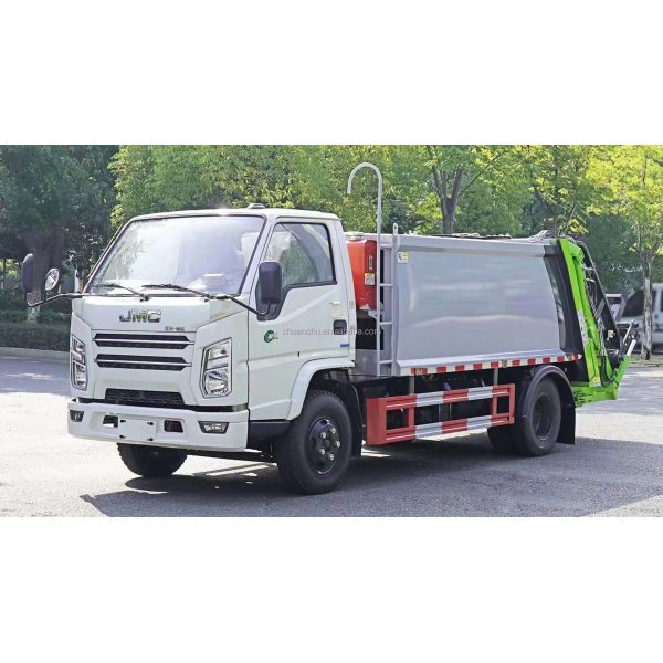 JMC Garbage Truck Chassis Domestic Waste Collection and Transfer 6square Compressed Garbage Truck